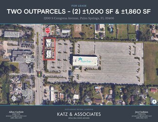 Plus de détails pour 1180-1190 S Congress Ave, Palm Springs, FL - Bureau, Local commercial à louer