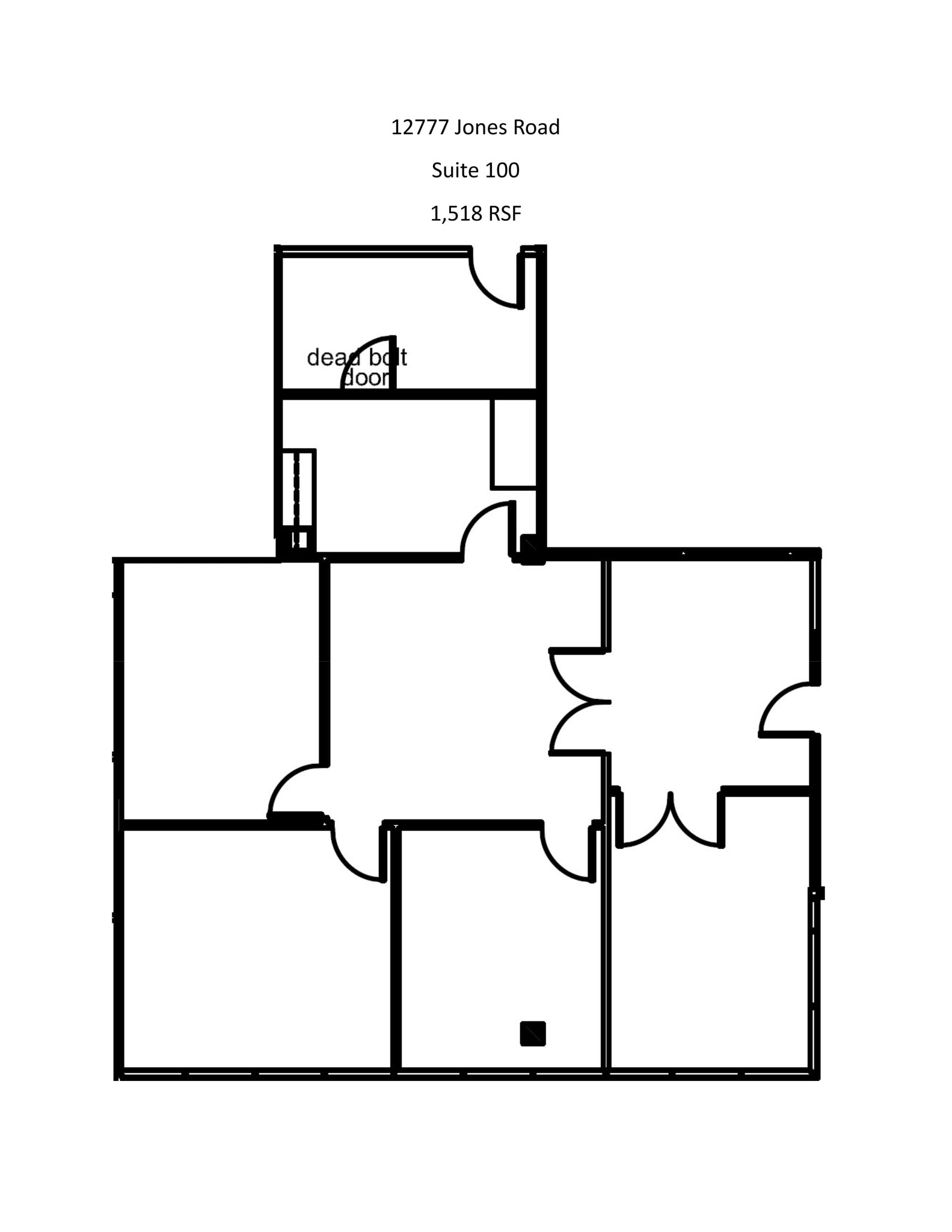 12777 Jones Rd, Houston, TX à louer Plan de site– Image 1 sur 1