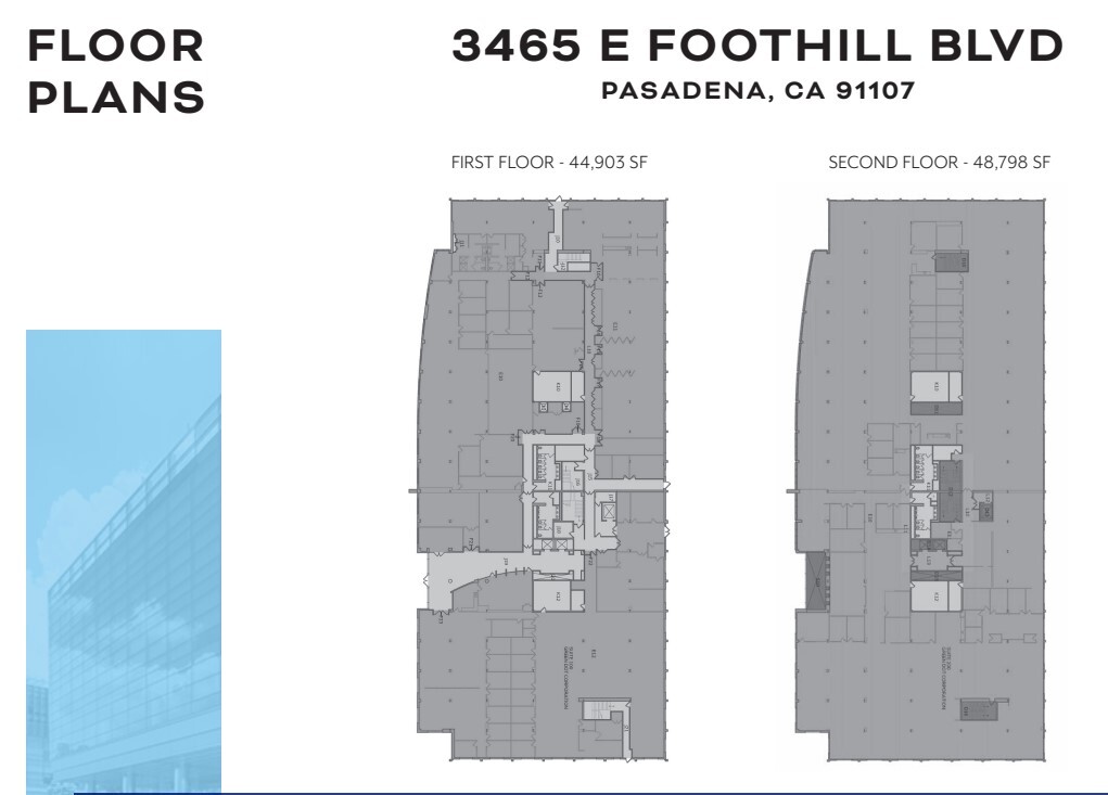 3475 E Foothill Blvd, Pasadena, CA à louer Plan d’étage– Image 1 sur 1