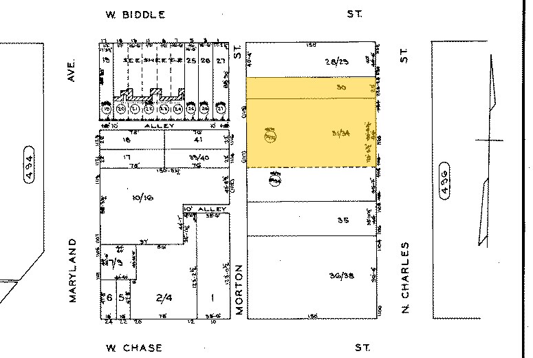 1126 N Charles St, Baltimore, MD à vendre - Plan cadastral – Image 3 sur 4