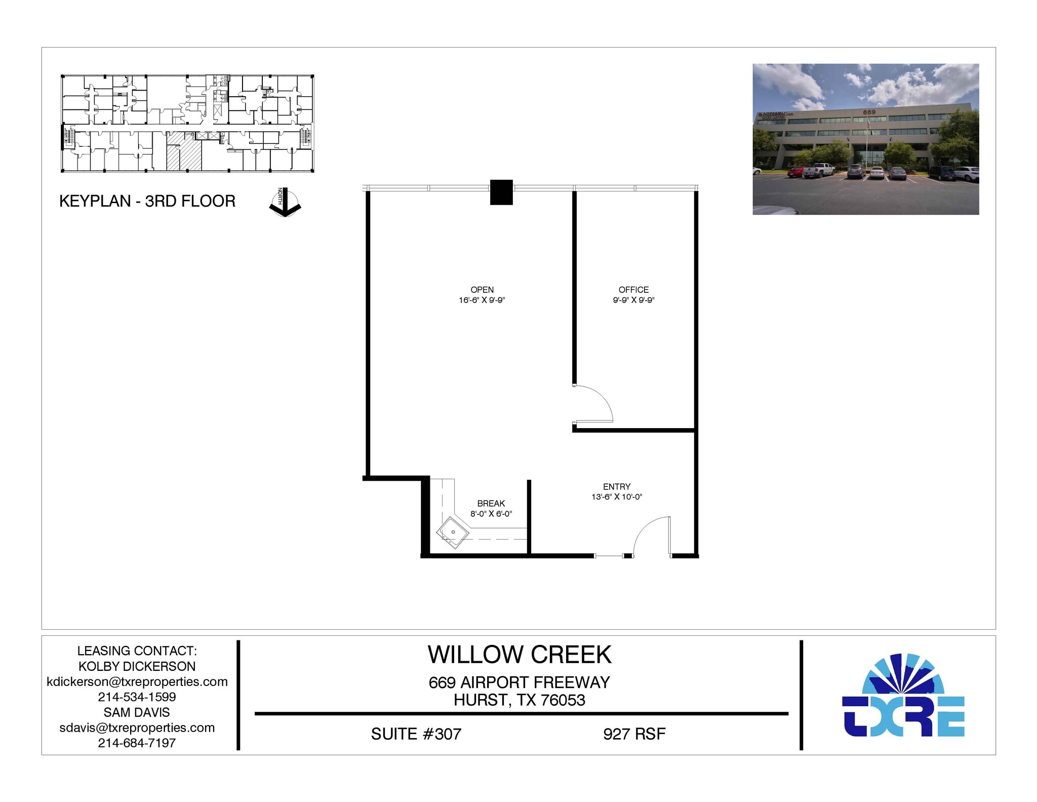 669 Airport Fwy, Hurst, TX à louer Plan d’étage– Image 1 sur 1