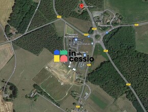 Requeil - Vue aérienne vue de carte
