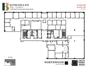 11325 N Community House Rd, Charlotte, NC à louer Plan d’étage– Image 1 sur 1