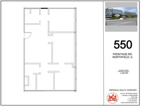 540-550 W Frontage Rd, Northfield, IL à louer Plan d’étage– Image 1 sur 5