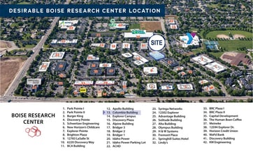 6074 N Discovery Way, Boise, ID - Vue aérienne vue de carte