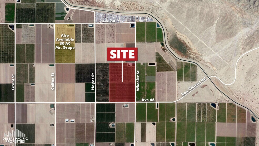 NWC Ave 66 & Wheeler St ave, Mecca, CA à vendre - Aérien – Image 2 sur 3