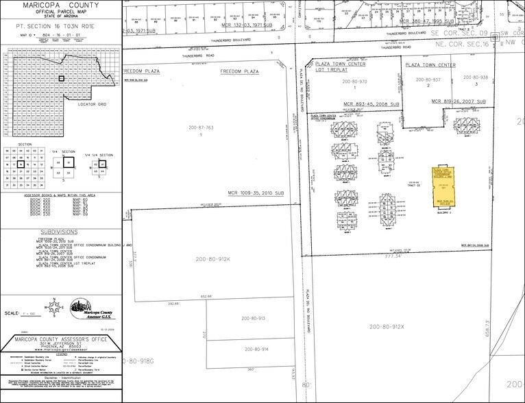 9139 W Thunderbird Rd, Peoria, AZ à louer - Plan cadastral – Image 2 sur 6