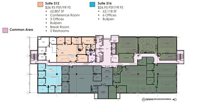 963 N Gilbert Rd, Gilbert, AZ à louer Plan d’étage– Image 1 sur 1