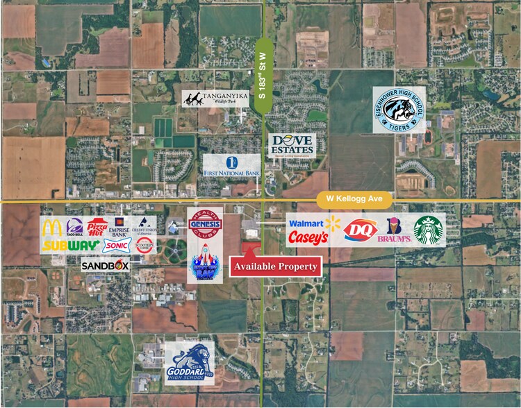 W Kellogg and S 183rd W st, Goddard, KS à louer - Photo de l’immeuble – Image 3 sur 4
