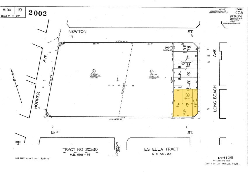 1475 Long Beach Ave, Los Angeles, CA à louer - Plan cadastral – Image 2 sur 34