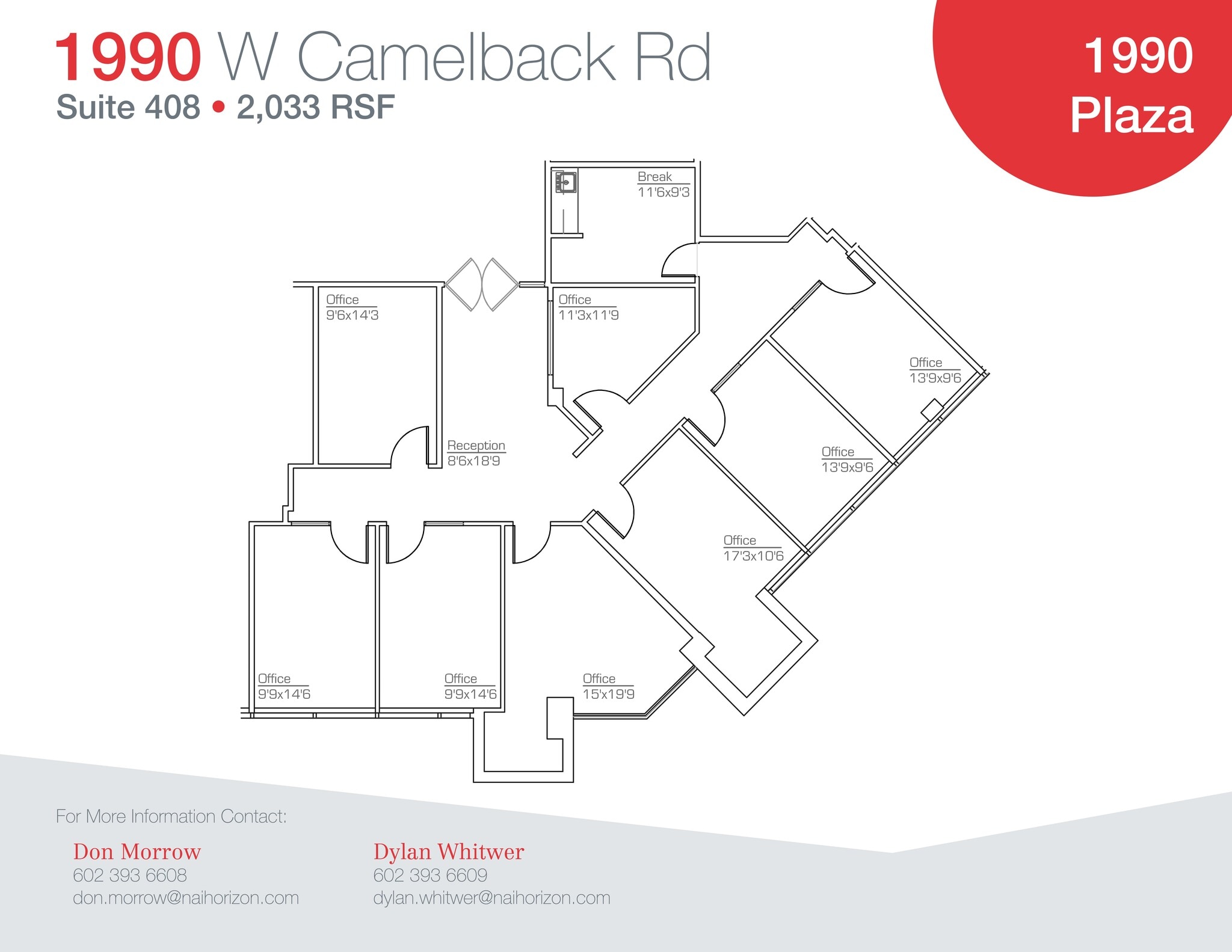 1990 W Camelback Rd, Phoenix, AZ à louer Plan de site– Image 1 sur 6