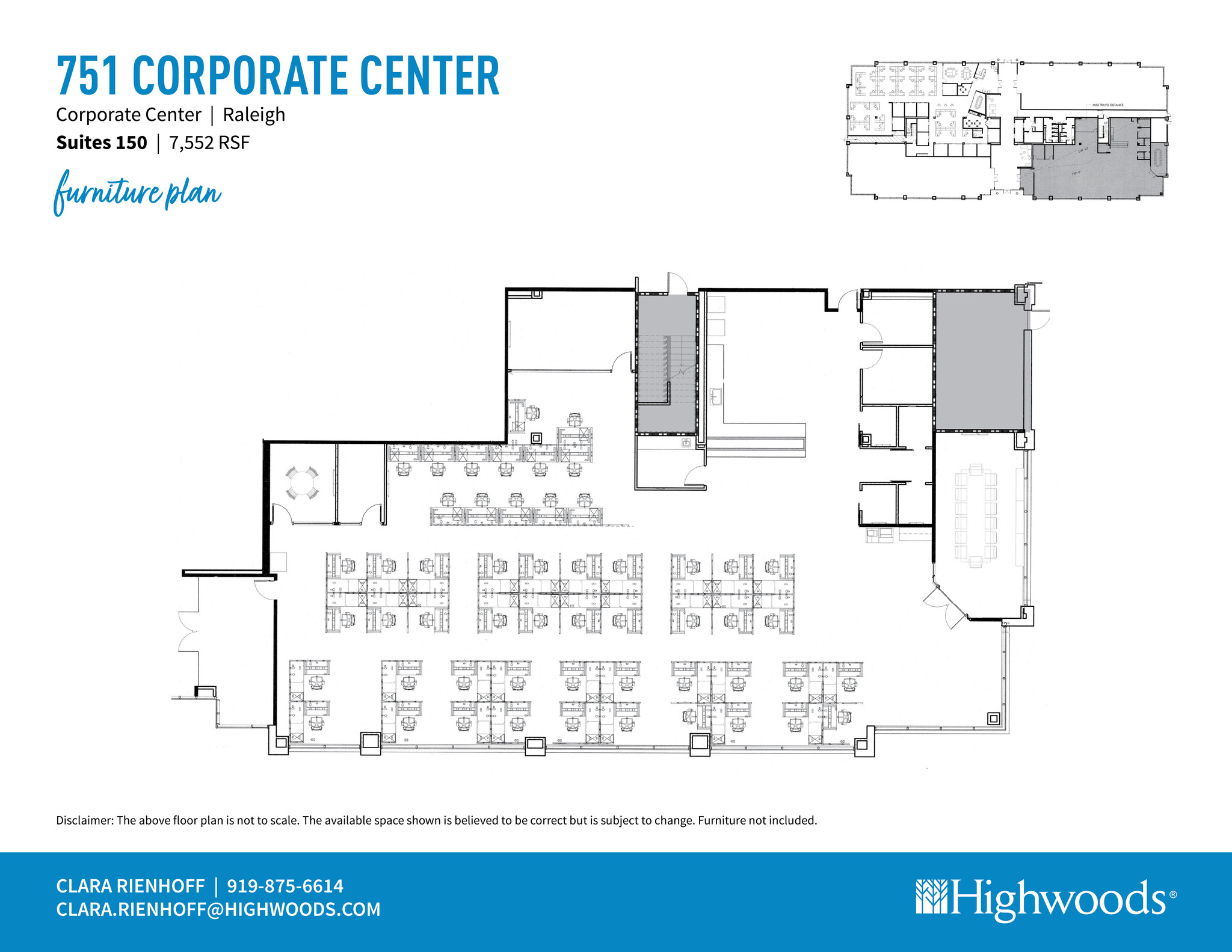 701 Corporate Center Dr, Raleigh, NC à louer Plan d’étage– Image 1 sur 2