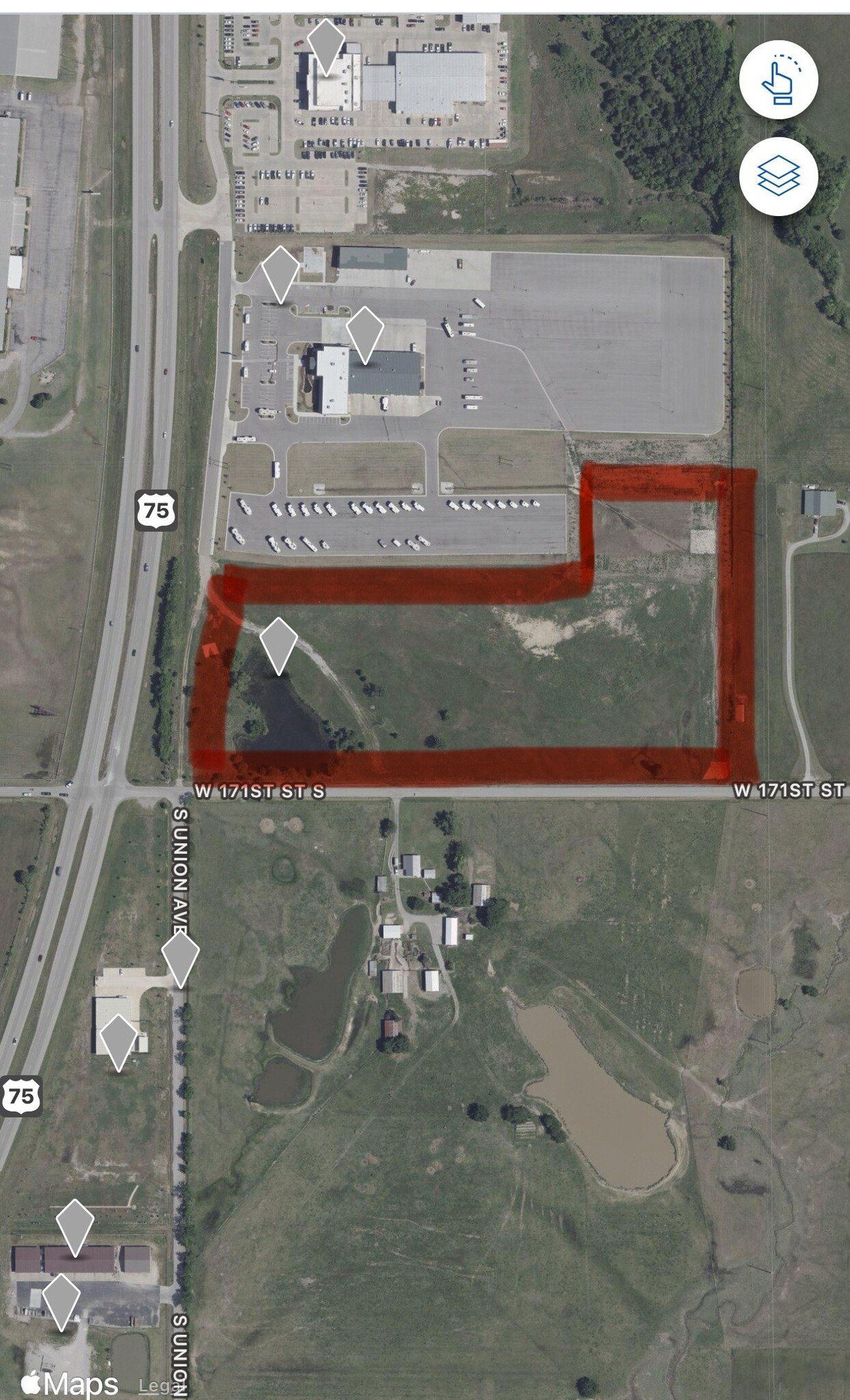 171st and Hwy 75 portefeuille de 2 biens à vendre sur LoopNet.fr Photo de l’immeuble– Image 1 sur 3
