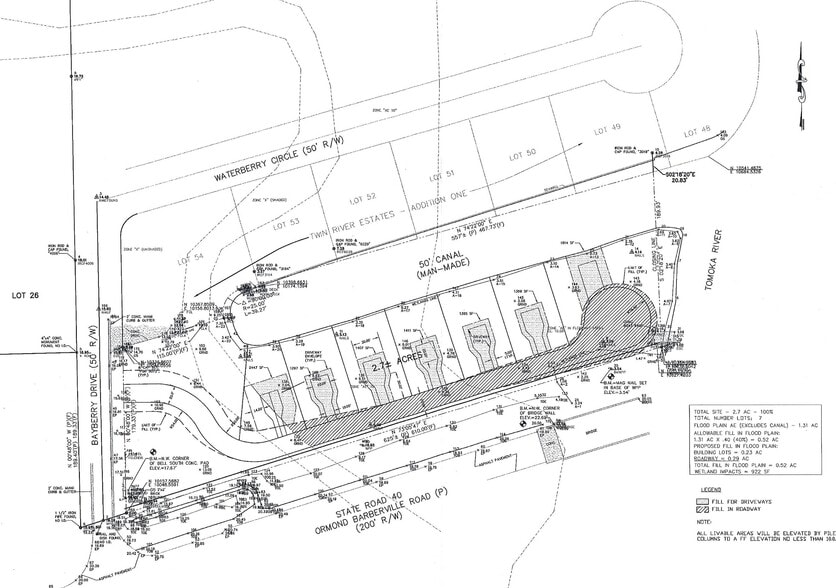 W Granada Blvd, Ormond Beach, FL à vendre - Plan de site – Image 2 sur 4