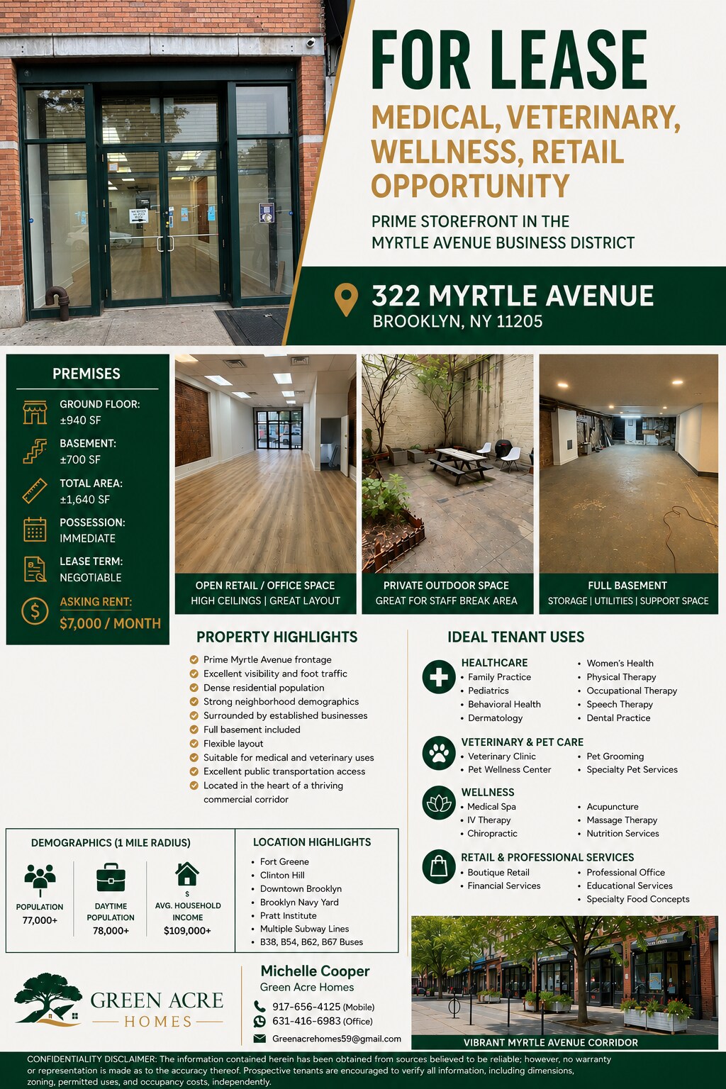 322 Myrtle Ave, Brooklyn, NY à louer Photo intérieure– Image 1 sur 12