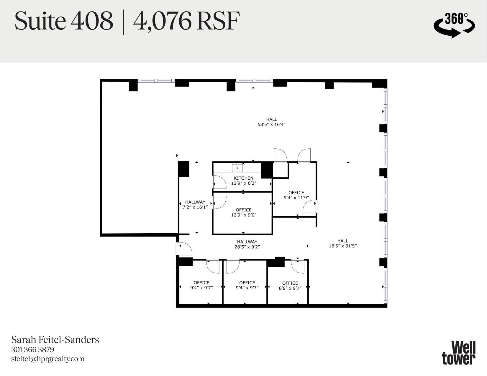 2021 K St NW, Washington, DC à louer Plan d’étage– Image 1 sur 1
