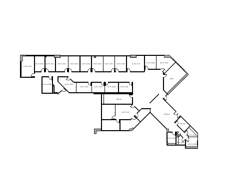 7676 Hillmont St, Houston, TX à louer Plan d’étage– Image 1 sur 1