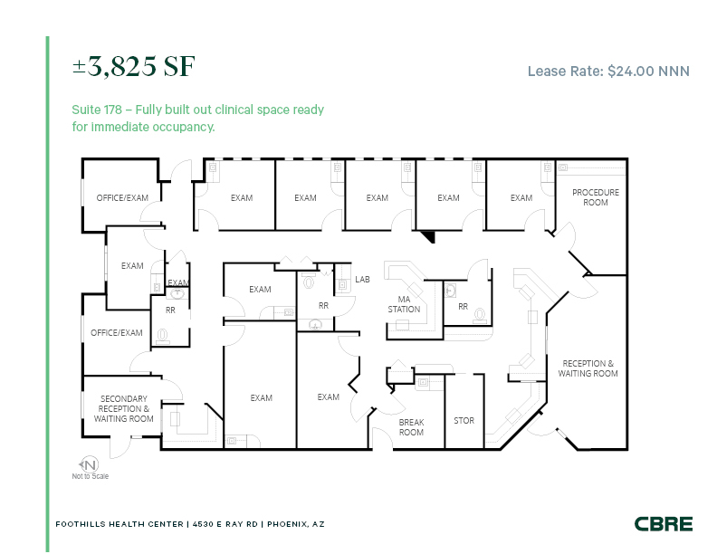 4530 E Ray Rd, Phoenix, AZ à louer Plan d’étage– Image 1 sur 1