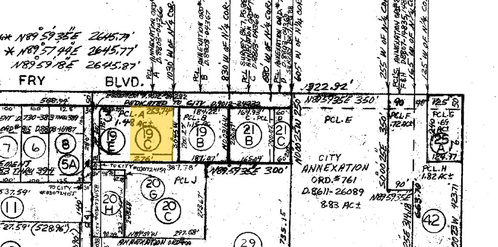 1160 E Fry Blvd, Sierra Vista, AZ à vendre - Plan cadastral – Image 2 sur 11