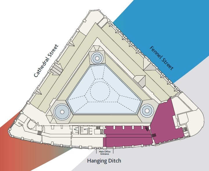 Exchange Sq, Manchester à louer - Plan d’étage – Image 2 sur 5