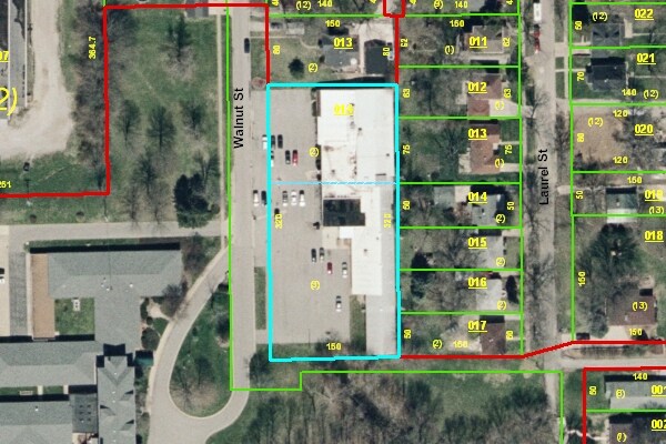 1405 Walnut St, Highland, IL à vendre - Plan cadastral – Image 2 sur 2