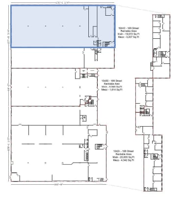 10481-10485 170th St NW, Edmonton, AB à louer Plan d’étage– Image 1 sur 1