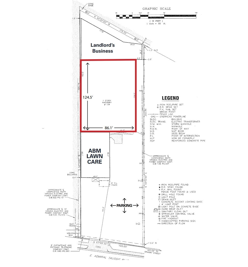 129 E Admiral Taussig Blvd, Norfolk, VA à louer Plan d’étage– Image 1 sur 1