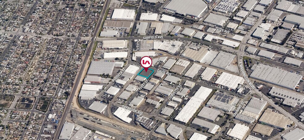 2041 Davie Ave, Los Angeles, CA à vendre - Aérien – Image 2 sur 5