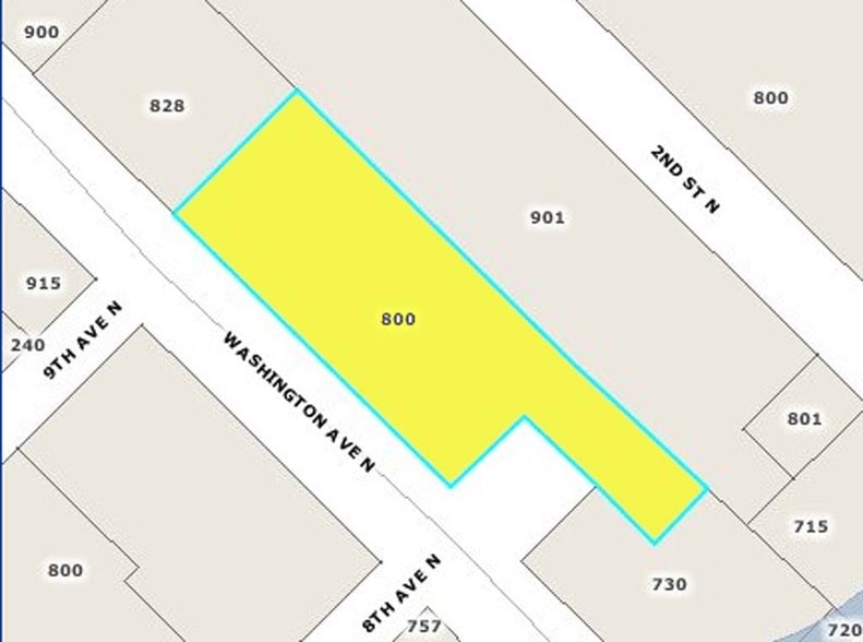 800 Washington Ave N, Minneapolis, MN à louer - Plan cadastral – Image 2 sur 15