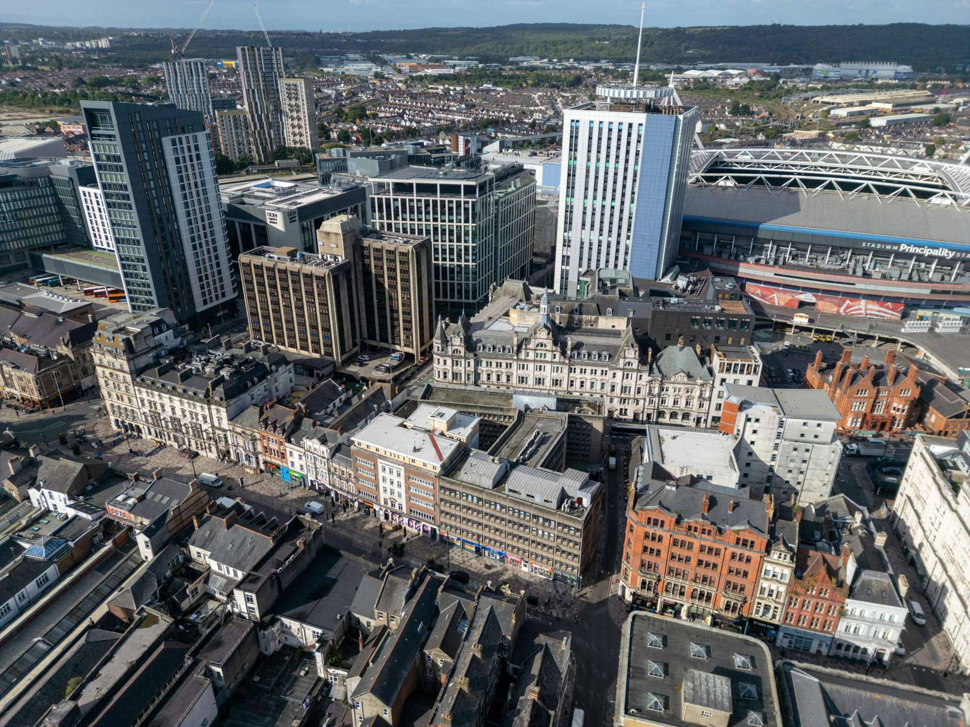 101 St. Mary St, Cardiff à louer Aérien– Image 1 sur 3