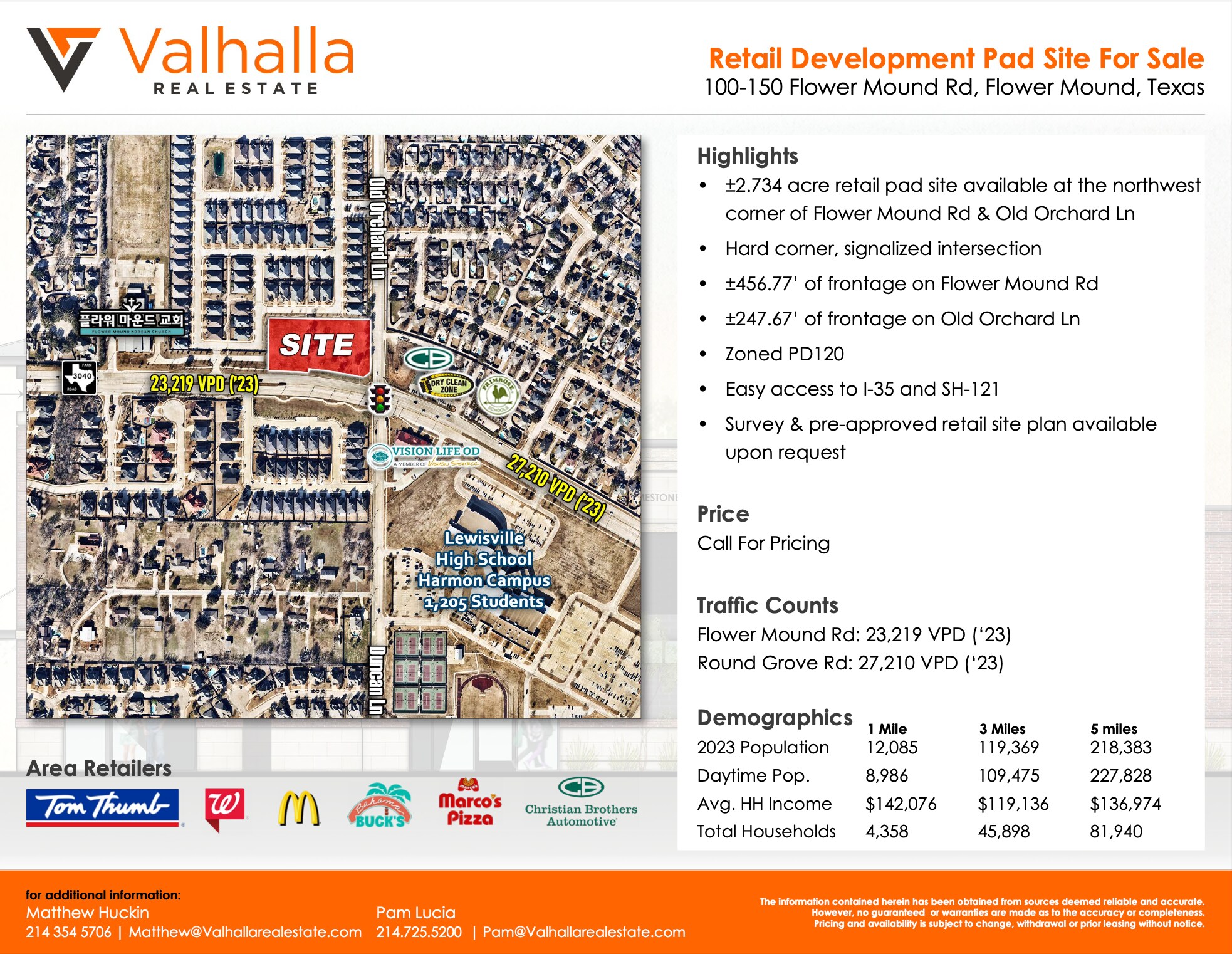 100 Flower Mound Rd, Flower Mound, TX à vendre Plan de site– Image 1 sur 4