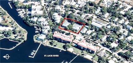 615 SW Saint Lucie Cres, Stuart, FL - VUE AÉRIENNE  vue de carte - Image1