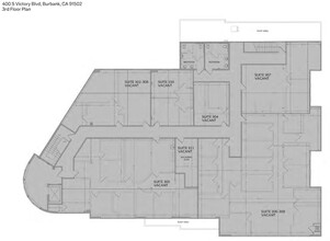 400 S Victory Blvd, Burbank, CA à louer Plan d’étage– Image 1 sur 1