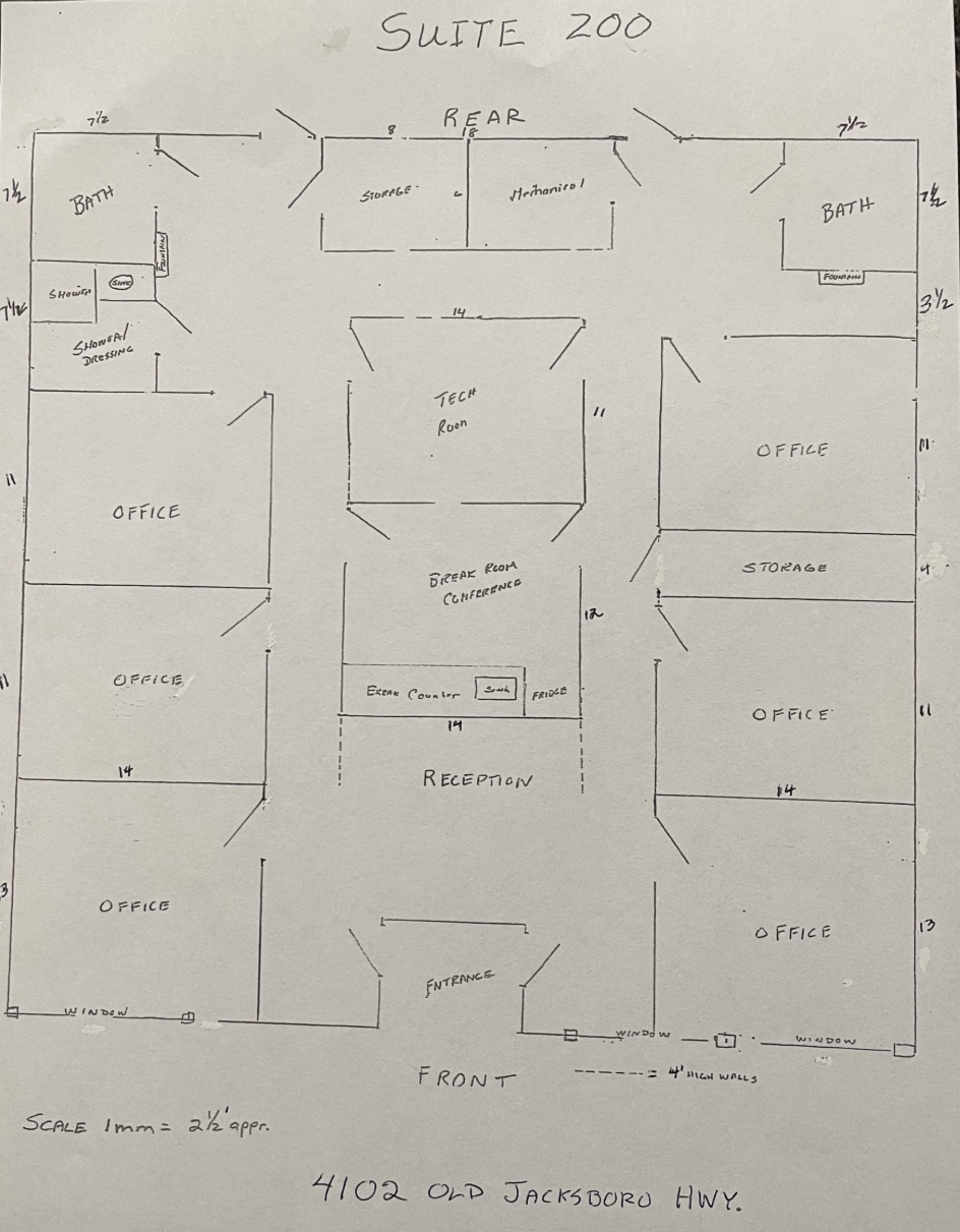4102 Old Jacksboro Hwy, Wichita Falls, TX à louer Plan d’étage– Image 1 sur 1