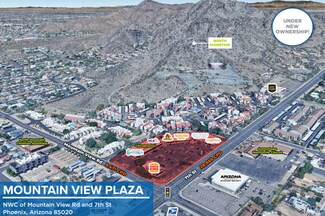 Plus de détails pour 9812-9832 N 7th St, Phoenix, AZ - Local commercial à louer