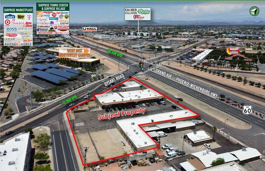13065-13073 W Grand Ave, Surprise, AZ à vendre - Aérien – Image 2 sur 26