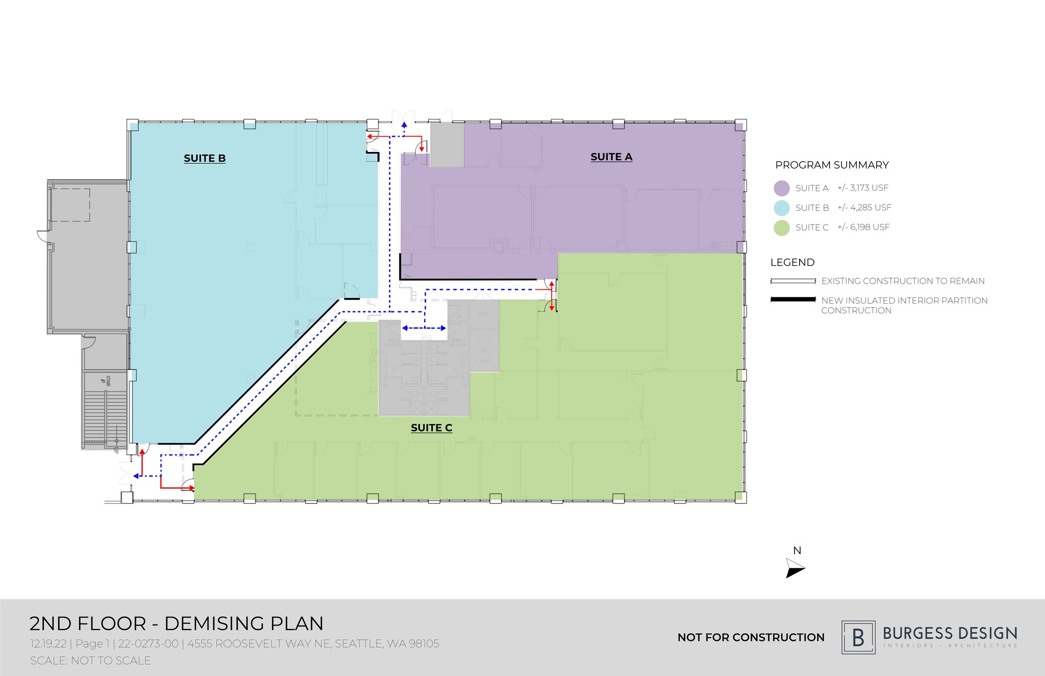 4555 Roosevelt Way NE, Seattle, WA à louer Plan de site– Image 1 sur 1