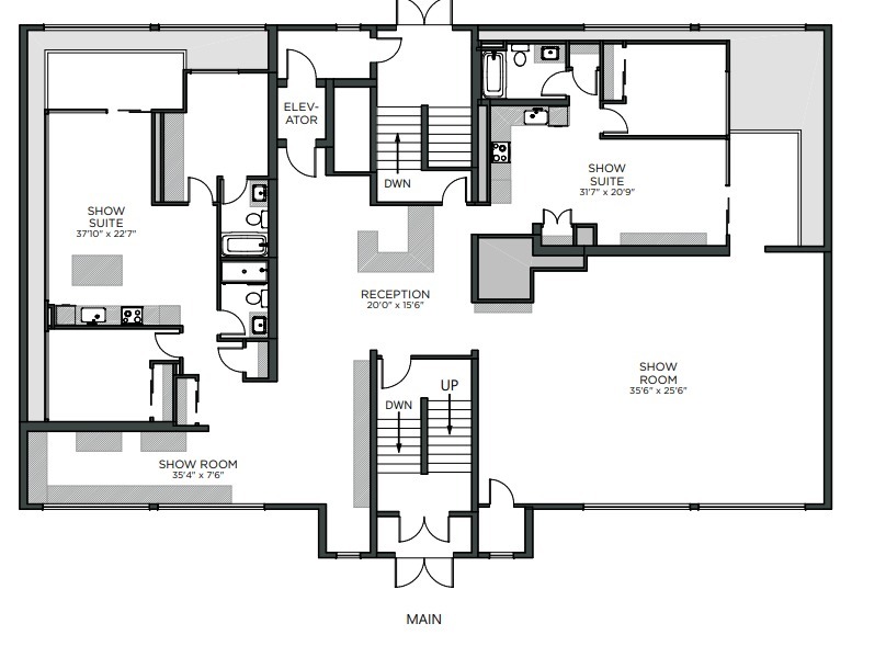 456 12th Ave SE, Calgary, AB à louer Plan d’étage– Image 1 sur 1