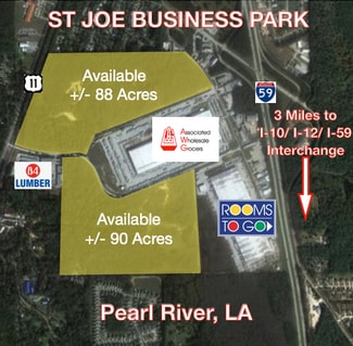Plus de détails pour 62585 Hwy 11, Pearl River, LA - Terrain à vendre