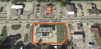 1102 W Main St, West Frankfort, IL - VUE AÉRIENNE  vue de carte - Image1