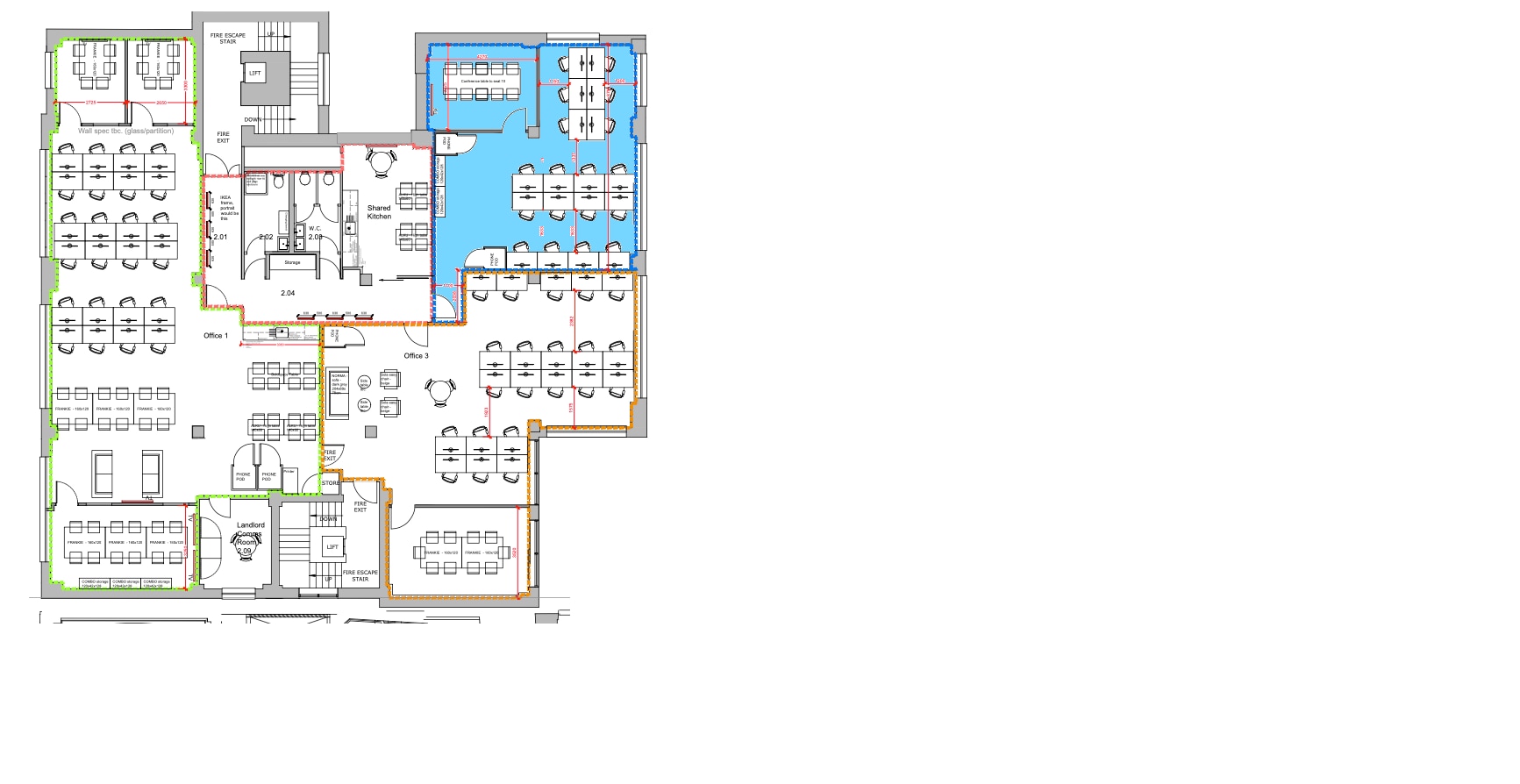 119 Wardour St, Londres à louer Plan d’étage– Image 1 sur 1