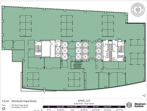550 S Hope St, Los Angeles, CA à louer Plan d’étage– Image 1 sur 1