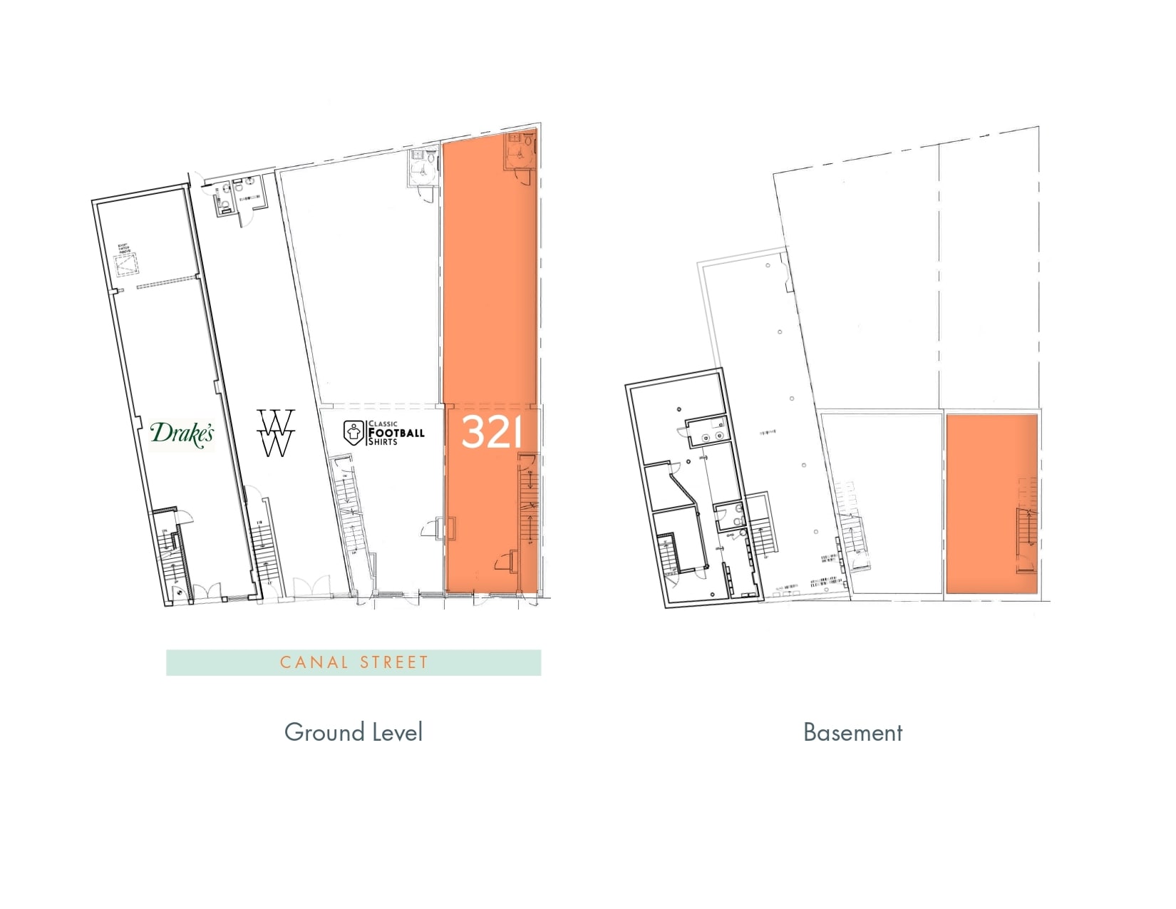 321 Canal St, New York, NY à louer Plan d’étage– Image 1 sur 3