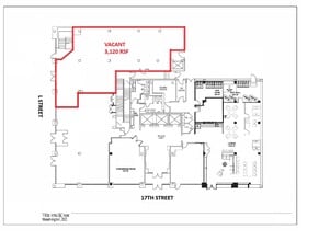 1100 17th St NW, Washington, DC à louer Plan d’étage– Image 1 sur 1