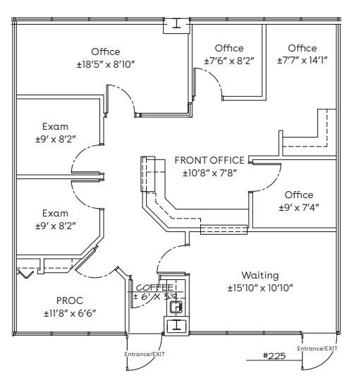 5501 N 19th Ave, Phoenix, AZ à louer Plan d’étage– Image 1 sur 1