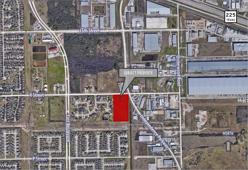 X St, Deer Park, TX à vendre - Aérien – Image 2 sur 2