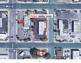 1800 23rd St, Bakersfield, CA - VUE AÉRIENNE  vue de carte - Image1