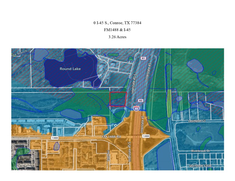 0 Interstate 45 Hwy, Conroe, TX à vendre - Aérien – Image 2 sur 2
