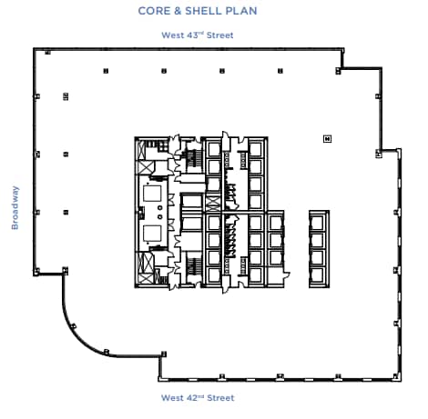 151 W 42nd St, New York, NY à louer Plan d’étage– Image 1 sur 1