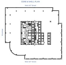 151 W 42nd St, New York, NY à louer Plan d’étage– Image 1 sur 1